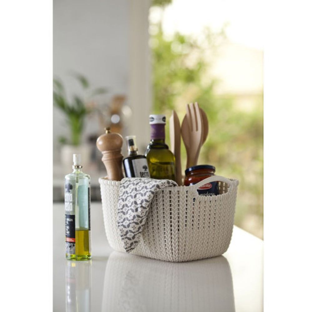 Curver Knit Korpa za odlaganje 3L bijela slika 3