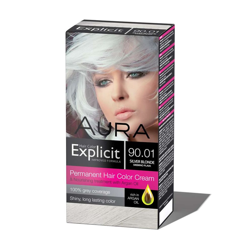 Aura Explicit Boja za kosu 90.01 New slika 1