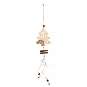 Božićni ukras-visilica drvena razl.oblici 50 cm