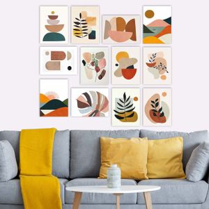 Dekorativna MDF slika (12 komada) 12MDF02, boja: višebojna
