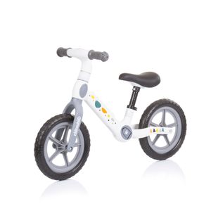 Chipolino bicikl bez pedala DIno white-grey