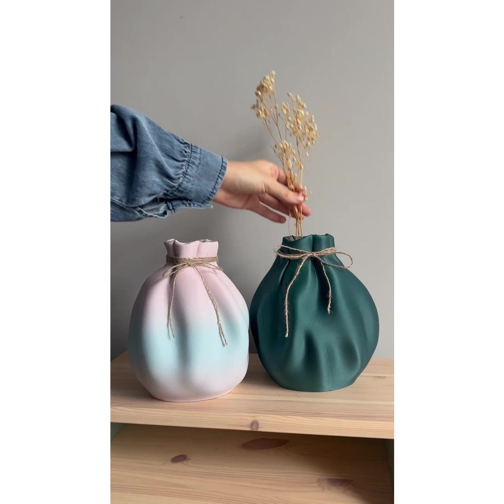 Vase Rainbow, colour: petrol green slika 4