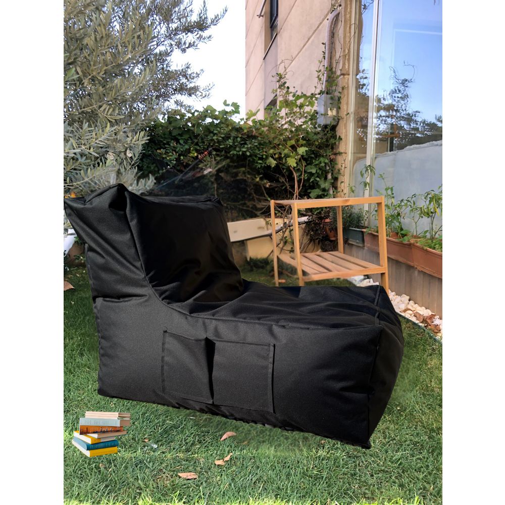 XXL Sedir - Crni Crni Bean Bag slika 1