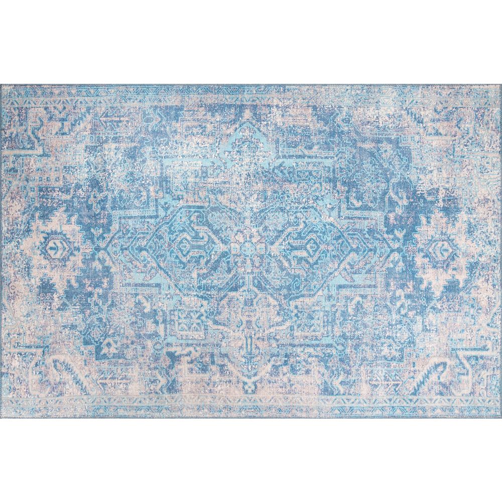 Višebojni Tepih Blues Chenille - Plavi AL 270 (230 x 330 cm) slika 2