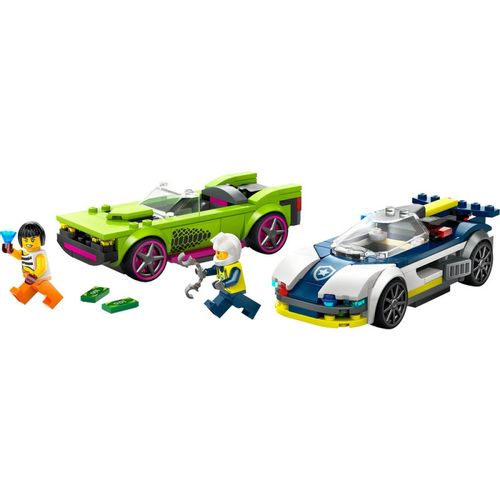 Lego City Police Police Car And Muscle Car Chase slika 3