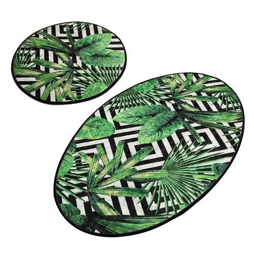 Tropic DJT Multicolor Bathmat Set (2 Pieces) slika 2