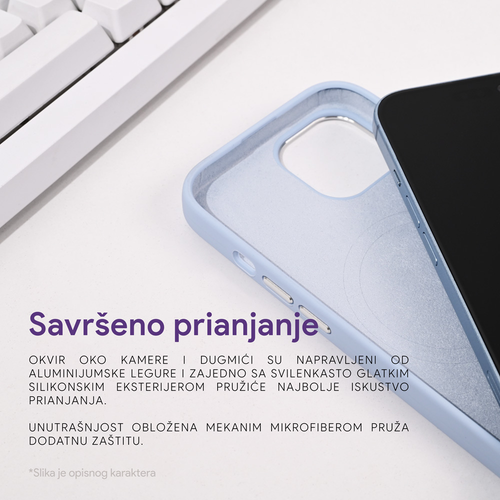 Torbica Magsafe za iPhone 15 Pro 6.1 svetlo plava slika 3