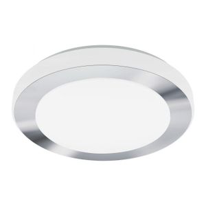 Eglo Carpi plafonjera/1, Led, 16w, 1500lm, ip44, prečnik 385, hrom/bela 