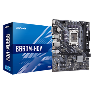 ASRock s1700 B660M-HDV 90-MXBH40-A0UAYZ