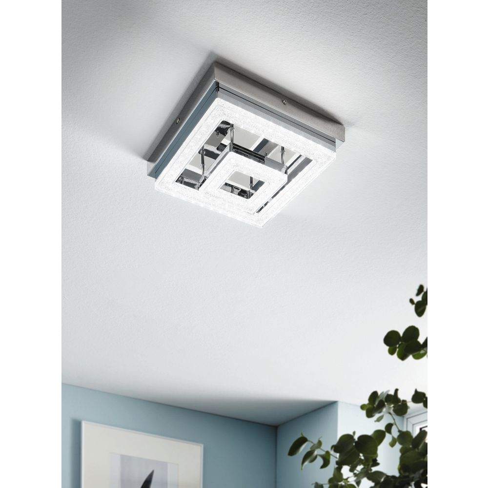 Eglo Fradelo Zidna/Stropna LED Lampa, 12W, Krom/Kristal slika 2