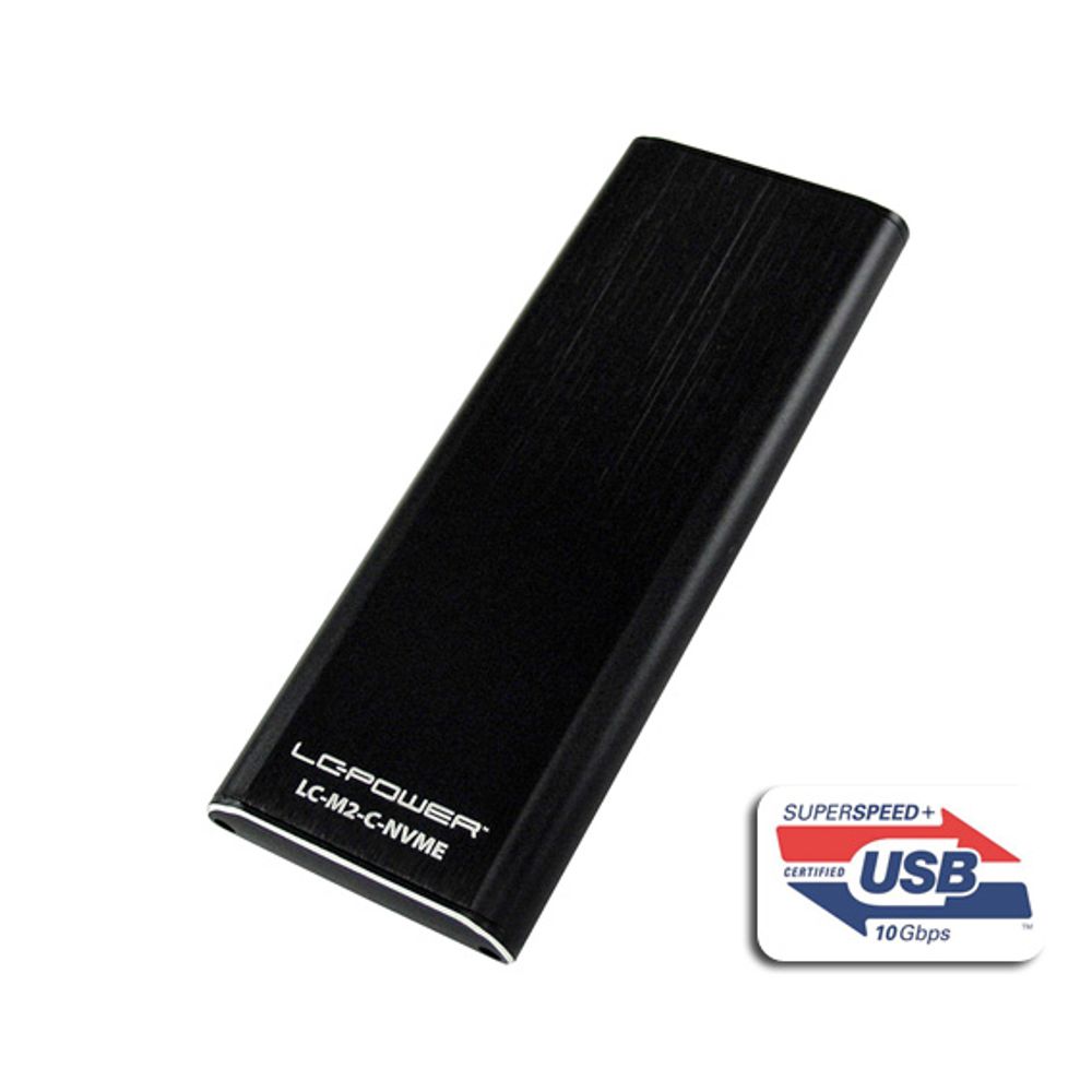 LC-Power LC-M2-C-NVMEUSB 3.1 Gen. 2 Type C M.2SSD Enclosure slika 1