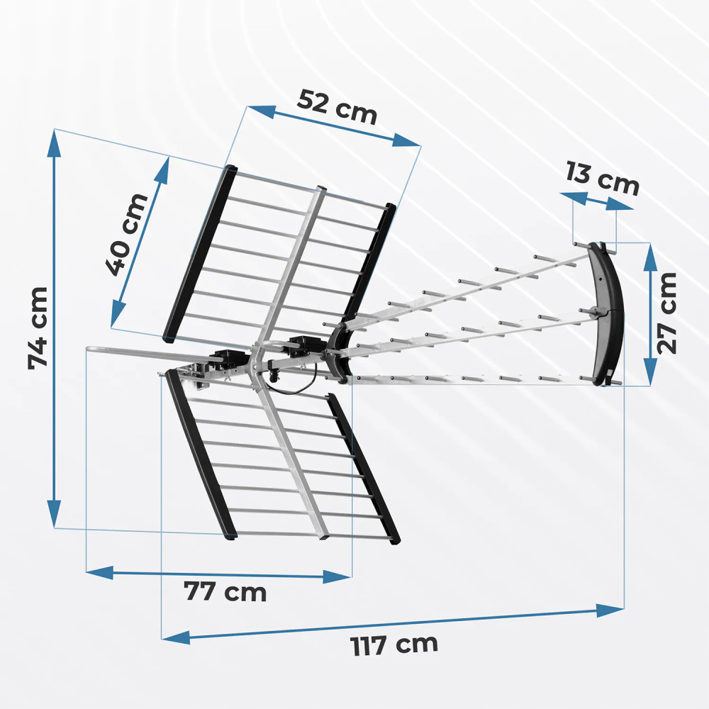 Berdsen BD-953 usmjerena vanjska TV antena ultra HD 4K slika 3