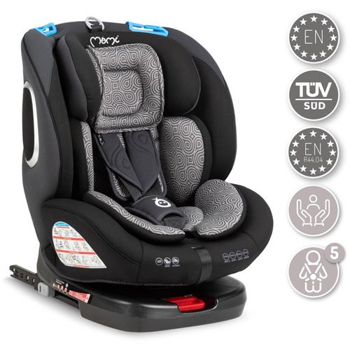 Momi Rotirajuća autosjedalica Tordi 360 0-36kg Isofix, Black slika 6