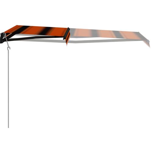 Tenda na uvlačenje LED 350 x 250 cm narančasto-smeđa slika 34