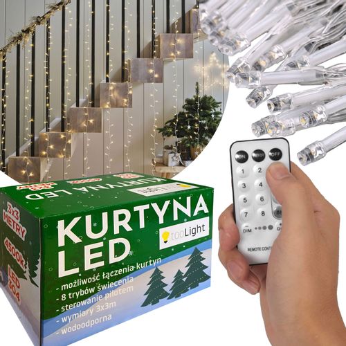 LED zavjesa 304 LED dioda 3x3m GL2000 slika 26