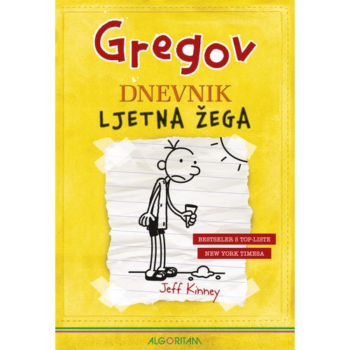 GREGOV DNEVNIK 4 LJETNA ŽEGA, Jeff Kinney slika 1