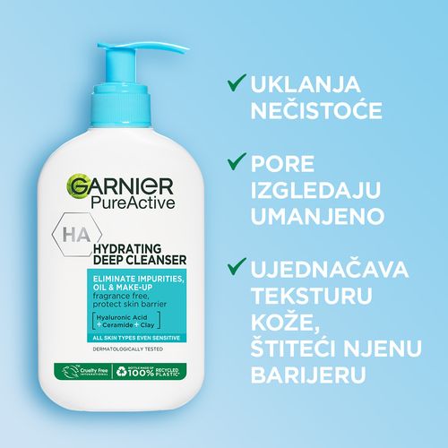 Garnier Skincare Pure Active Hydrating Deep Cleanser gel za čišćenje lica 250ml slika 2
