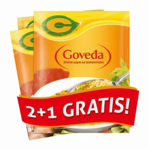 C Goveđa Supa bistra 3x58g  slika 1