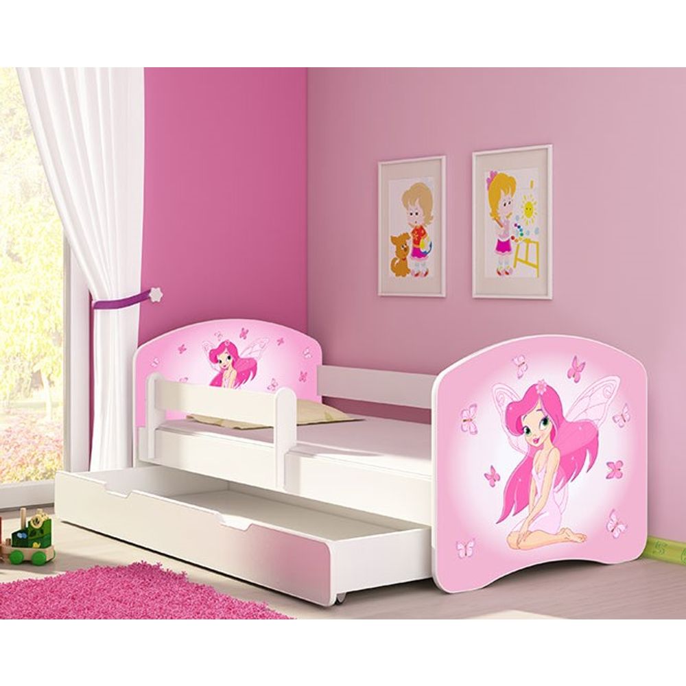 ACMA Dječiji krevet Acma II sa ladicom White - 160x80cm - Dezen 07 slika 1