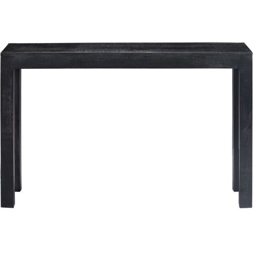 Konzolni stol crni 118 x 30 x 76 cm od masivnog drva manga slika 24