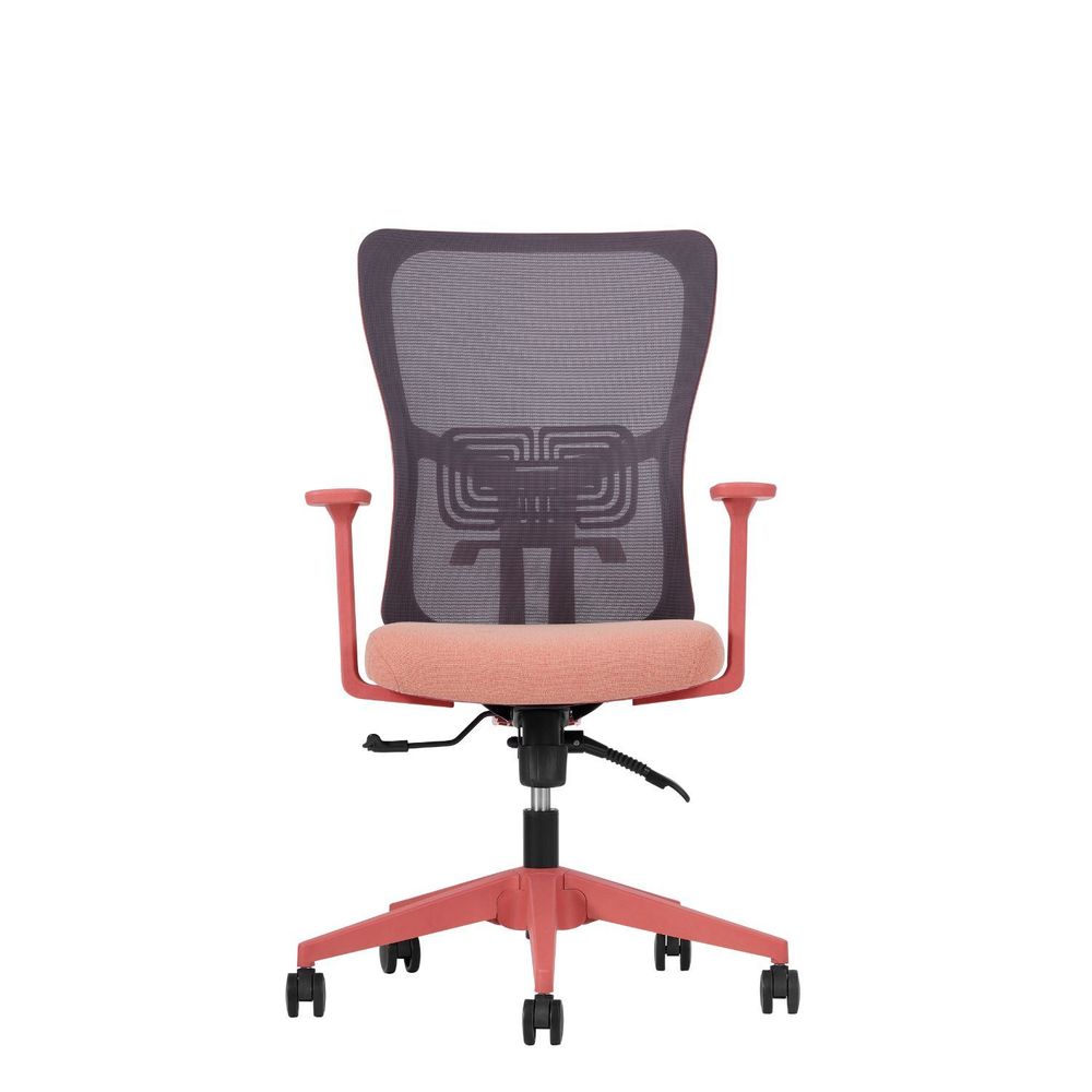 Set kancelarijskih stolica Lumbar 108 - boja / nijanse lososa (2 komada) slika 3