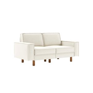 Dvosjed Sofa Sparrow 2 - boje: mliječna pjena i orah