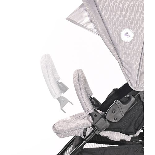 LORELLI MARTINA Kolica sa Zimskom Navlakom za Noge Black/Silver Blue (6mj+) - (do 15kg/96cm) slika 11