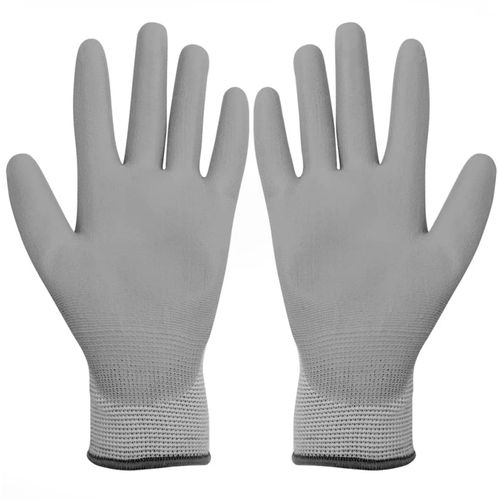 Radne rukavice PU 24 Para bijela-siva Veličina 9 / L slika 25