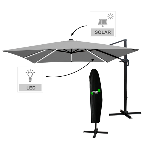 Vrtni suncobran sa LED rasvjetom slika 2