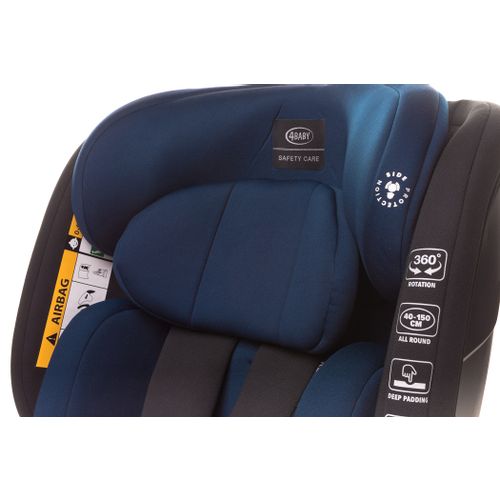 4BABY autosjedalica I-Size (40-150 cm) Roto-fix navy blue slika 9