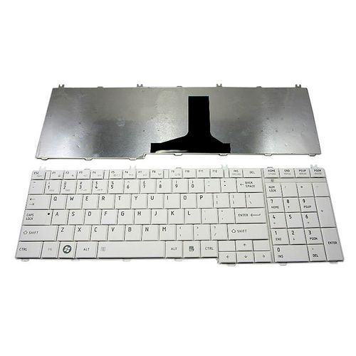 Tastatura za laptop Toshiba Satellite C650 C660 L650 L655 L670 BELA slika 1