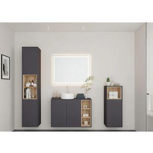 Kupatilski set Kalina, Atlantic/Antracit boja