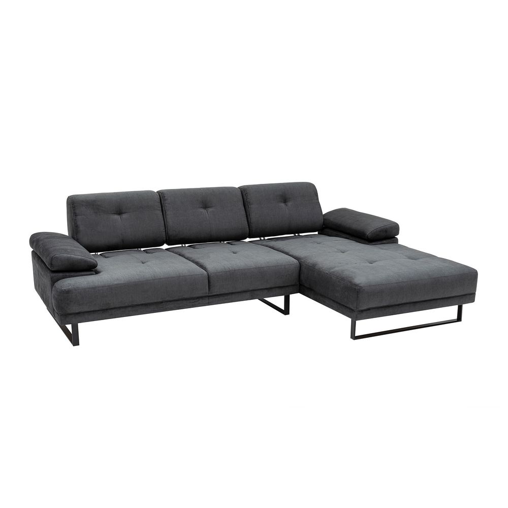 Mustang Veliki Desni Kutni Sofa - Antracit slika 7
