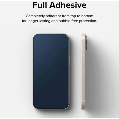 Ringke - Cover Display kaljeno staklo za iPhone 15 Plus - crno slika 4