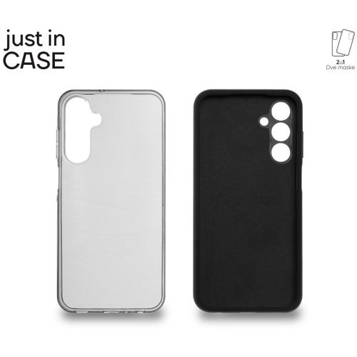 2u1 Extra case MIX paket maski za telefon Samsung Galaxy A25 CRNI slika 3