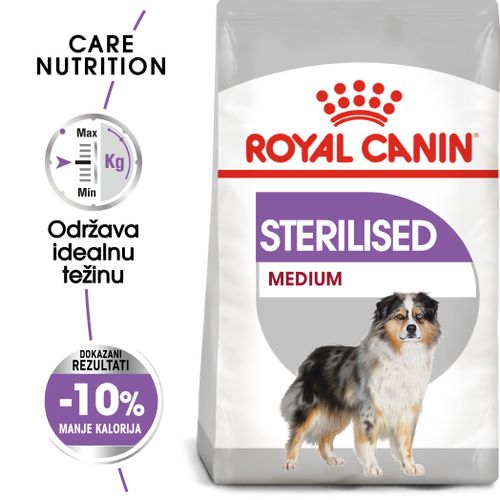 ROYAL CANIN CCN Medium Sterilised, potpuna hrana za pse - za kastrirane/sterilizirane odrasle pse srednje velikih pasmina (od 11 do 25 kg) - Stariji od 12 mjeseci - Psi skloni prekomjernoj tjelesnoj težini, 12 kg slika 6