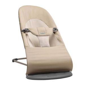BabyBjörn Ležaljka za bebu Bouncer Soft Woven, Brown/Beige