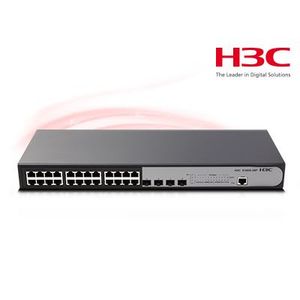 H3C S1850-28P-PWR, 24G 4SFP PoE 370W Switch