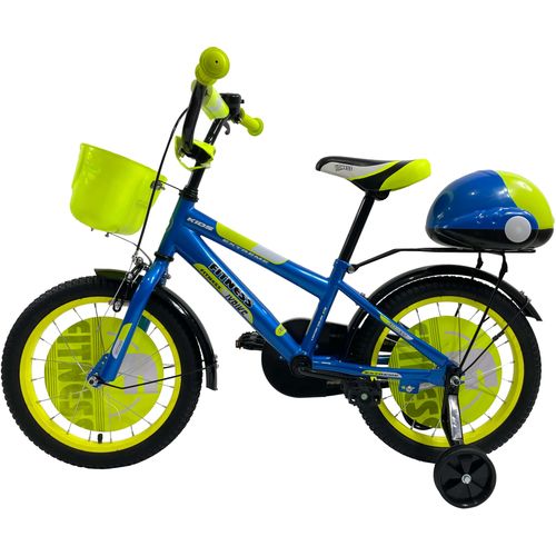 Sporting Machine dečiji bicikl 16" Fitness plavo-zelena (SM-16002) slika 1