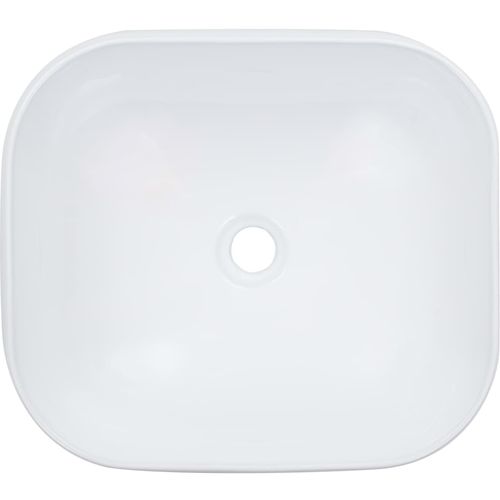 Umivaonik 44,5 x 39,5 x 14,5 cm keramički bijeli slika 13