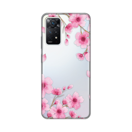 Torbica Silikonska Print Skin za Xiaomi Redmi Note 11 Pro 4G/5G/Note 12 Pro 4G Rose flowers slika 1