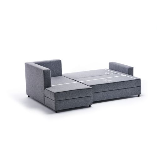 Atelier Del Sofa Ece Left - Sivi ugao kauč na razvlačenje slika 8