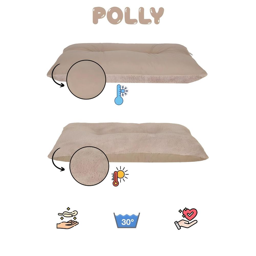 Pet bed Polly Dog 60 x 90, colours: cream, beige slika 3