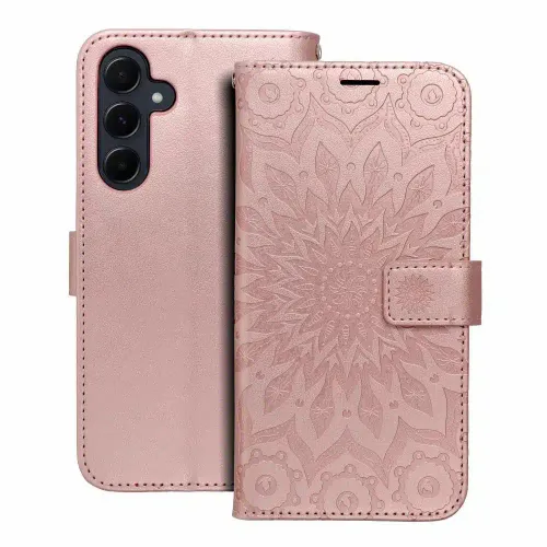 MEZZO Book case preklopna torbica za SAMSUNG GALAXY A55 5G mandala gold pink slika 1