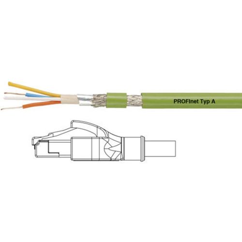 Helukabel 806397 RJ45 mrežni kabel, Patch kabel cat 5e SF/UTP 5.00 m zelena PVC obloga, kruti unutarnji vodič, pletena zaštita, zaštićen s folijom 1 St. slika 1