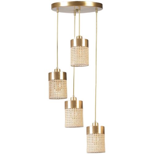 Zeus 48704-4 Rattan
Gold Chandelier slika 1