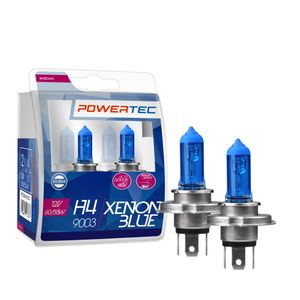 Sijalice 2 Kom H4 12V Xenon Plave Powertec