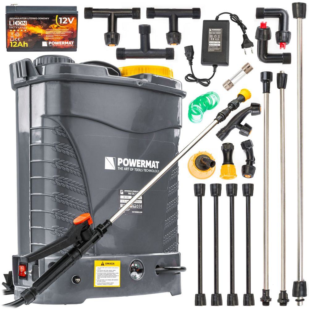 BATERIJALNI RASPRŠIVAČ PM-OA-16T SET OD 9 MLAZNICA slika 1