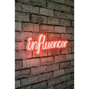 Wallity Ukrasna plastična LED rasvjeta, Influencer - Red