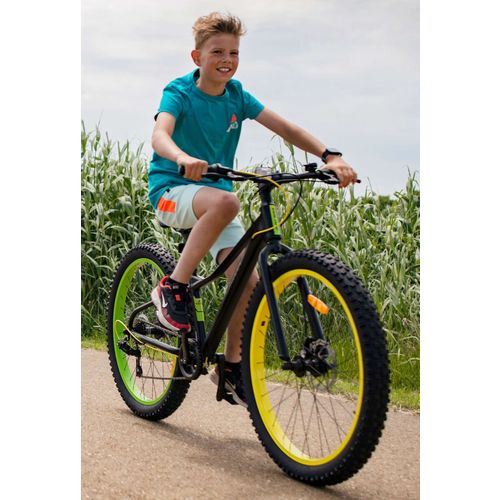 Dječji bicikl Volare Gradient 24" crno/zeleni/žuti s 7 brzina – Prime Collection slika 4